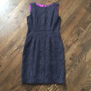 Navy blue Tahiti shift dress